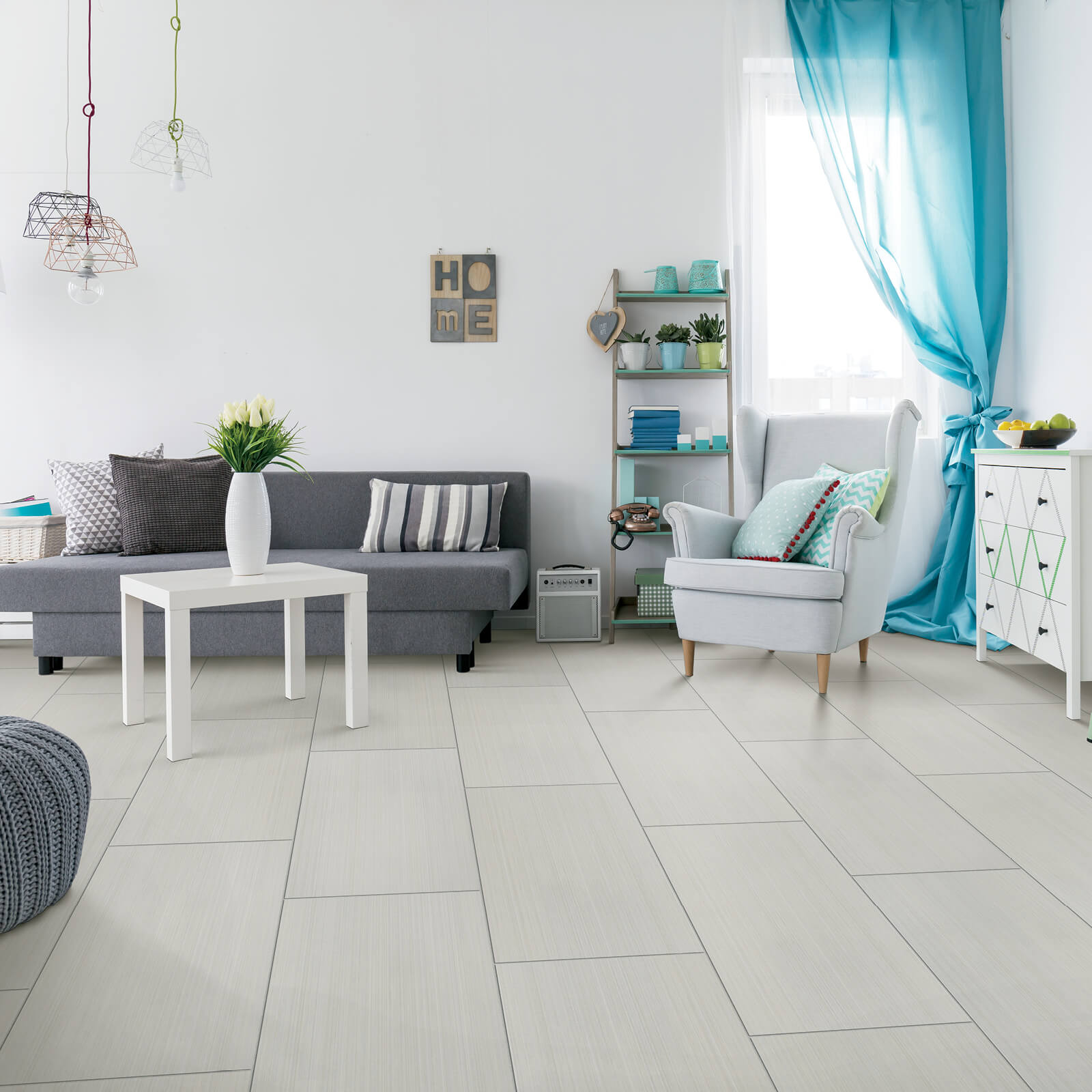 Tile flooring for living room | CarpetsPlus COLORTILE of Hutchinson